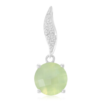 Prehnite Silver Pendant