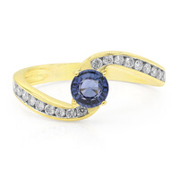 9K Ceylon Sapphire Gold Ring