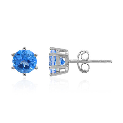 INDIGO BLUE TOPAZ Silver Earrings
