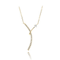 14K I1 (H) Diamond Gold Necklace (CIRARI)