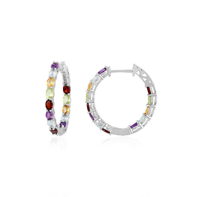 Zambian Amethyst Silver Earrings