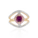 14K Magenta Garnet Gold Ring (SUHANA)