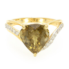 18K Cuprian Tourmaline Gold Ring (AMAYANI)