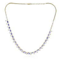 14K AAA Tanzanite Gold Necklace (CIRARI)