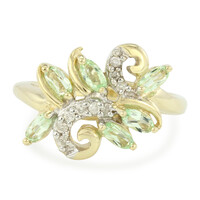 9K Brazilian Paraiba Tourmaline Gold Ring