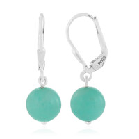 Amazonite Silver Earrings