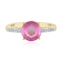 Madagascar Pink Sapphire Silver Ring
