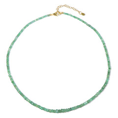 Zambian Emerald Silver Necklace