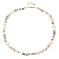 Moonstone Silver Necklace (Riya)