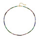 Golden Hematite Silver Necklace