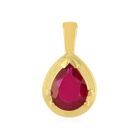 Madagascar Ruby Silver Pendant