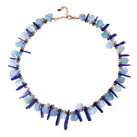 Rose Hematite Silver Necklace