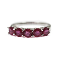 Madagascar Ruby Silver Ring