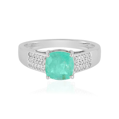 14K Russian Emerald Gold Ring (AMAYANI)
