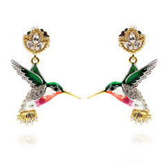 White Topaz Silver Earrings (Dallas Prince Designs)