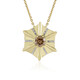 9K I2 Champagne Diamond Gold Necklace (de Melo)