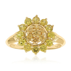 14K Yellow Sapphire Gold Ring