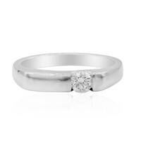 18K VVS1 (D) Diamond Gold Ring (adamantes [!])