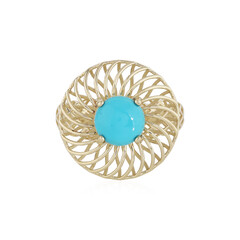 9K Sleeping Beauty Turquoise Gold Ring (Ornaments by de Melo)