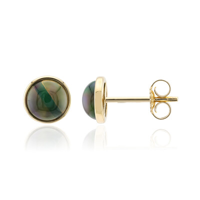9K Mezezo Opal Gold Earrings