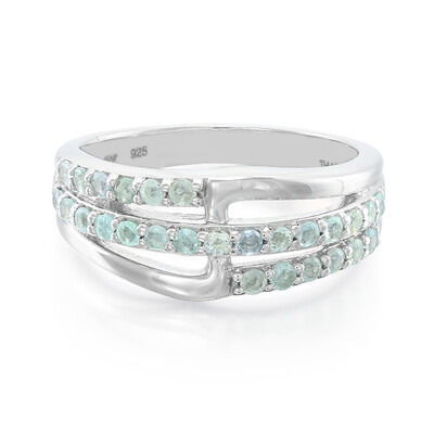Paraiba Tourmaline Silver Ring