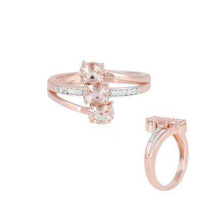Morganite Silver Ring