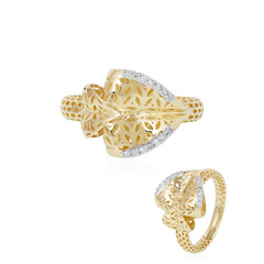 9K I1 (I) Diamond Gold Ring (Ornaments by de Melo)