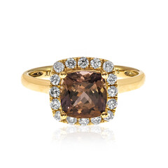 9K Unheated Tanzanite Gold Ring