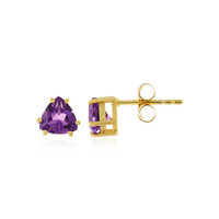 Moroccan Amethyst Silver Earrings