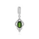Russian Diopside Silver Pendant