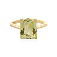 9K Canary Kunzite Gold Ring