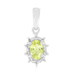 Brazilian Chrysoberyl Silver Pendant