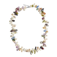 Freshwater pearl Silver Necklace