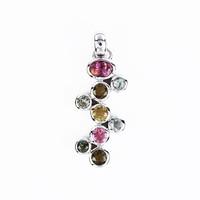 Tourmaline Silver Pendant