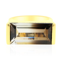 Bi Colour Quartz Silver Ring