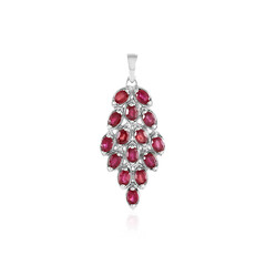 Madagascar Ruby Silver Pendant