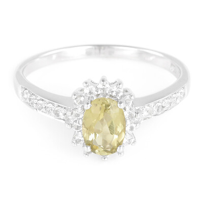 Fancy Tourmaline Silver Ring