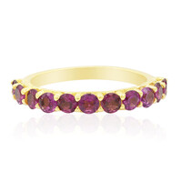 Rhodolite Silver Ring