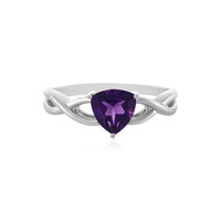 Siberian Amethyst Silver Ring