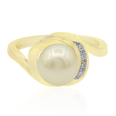 9K Golden South Sea Pearl Gold Ring (TPC)