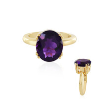 Zambian Amethyst Silver Ring