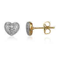 I3 (I) Diamond Brass Earrings (Juwelo Style)