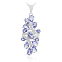 Tanzanite Silver Necklace