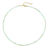 Chrysoprase Silver Necklace