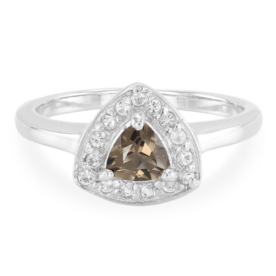 Smoky Quartz Silver Ring