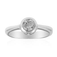 White Topaz Silver Ring