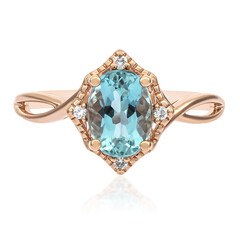 14K AAA Brazilian Aquamarine Gold Ring (CIRARI)