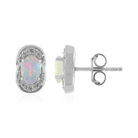 Welo Opal Silver Earrings