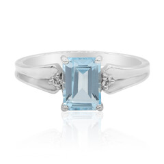 Sky Blue Topaz Silver Ring