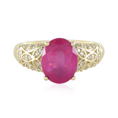9K Pink Sapphire Gold Ring (de Melo)